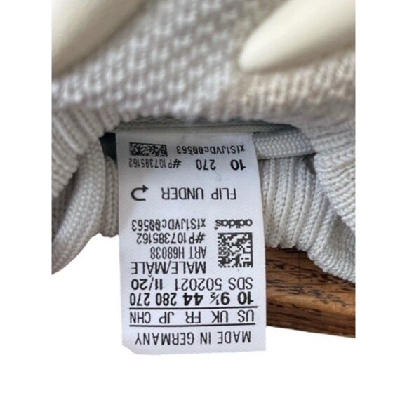 Adidas Kanye YEEZY 450 Alien Cloud White Ortholite Sneakers H68038 Size 10